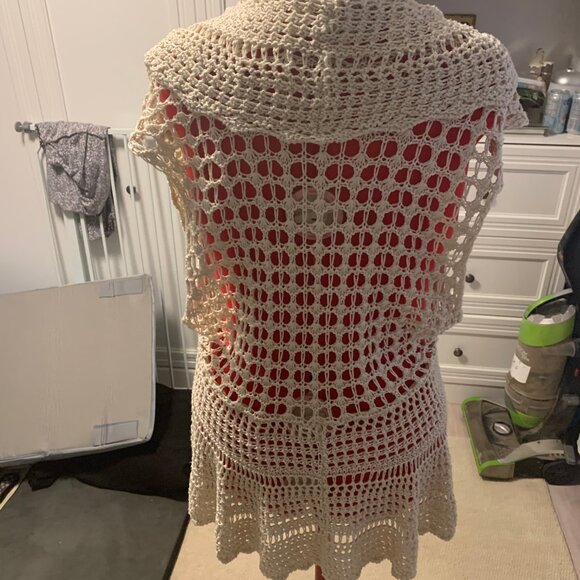 Cato Woman Crochet Shrug Plus Size - Picture 2 of 5